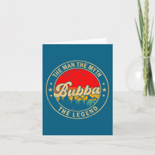 The Shirt Bubba Myth Legend Vintage Retro Card