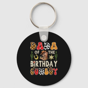 The Shirt Dada Birthday Cowboy Western Groovy Key Ring