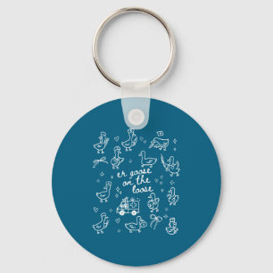 The Shirt Er Goose Loose Emergency Department Key Ring