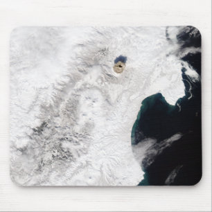 The Shiveluch Volcano in Kamchatka Krai, Russia Mouse Mat