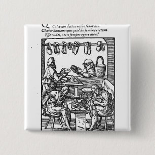 The Shoe Maker 15 Cm Square Badge