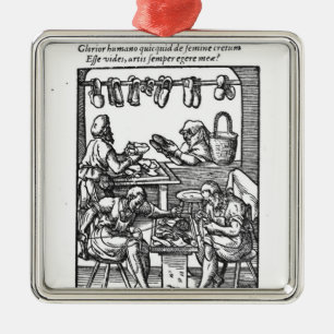 The Shoe Maker Metal Tree Decoration