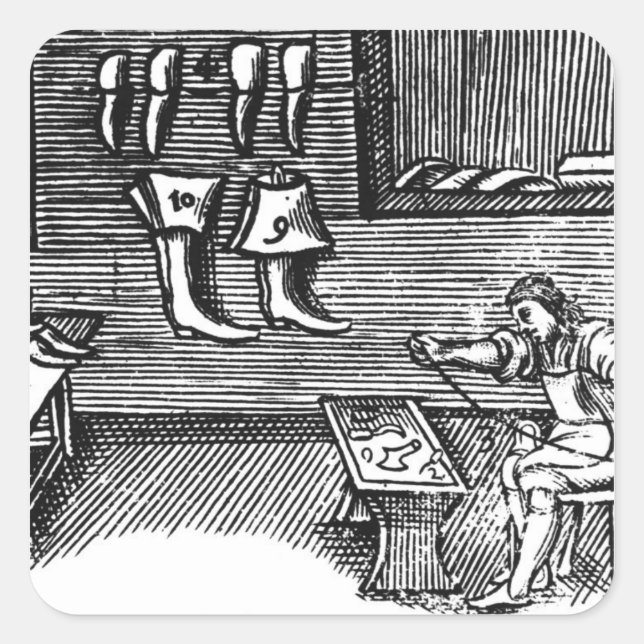 The Shoemaker Square Sticker (Front)