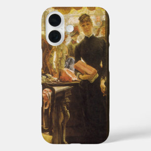 The Shop Girl by James Tissot, Victorian Fine Art iPhone 16 Case