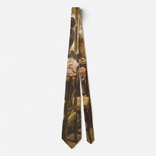 The Shop Girl by James Tissot, Victorian Fine Art Tie