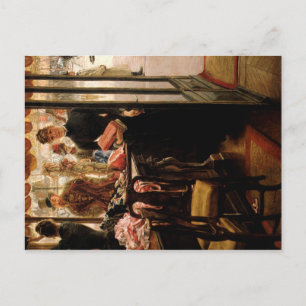The Shop Girl - Tissot Postcard