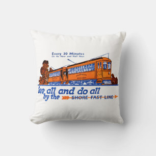 The Shore Fast Line Trolley Service     Cushion