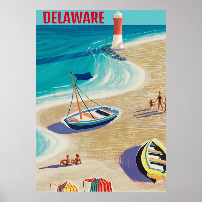 The Shore Vintage Style Poster (Front)