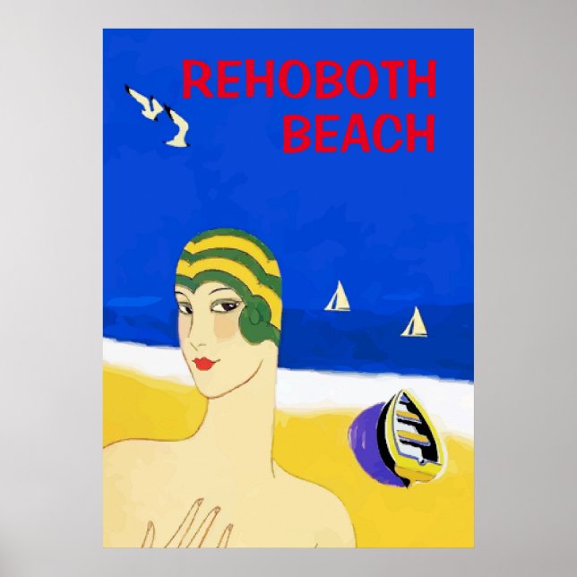 The Shore Vintage Style Poster (Front)