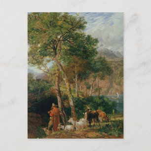 The Shores of Lake Lecco Postcard