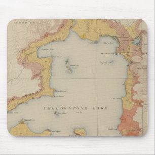 The Shores of Yellowstone Lake Mouse Mat