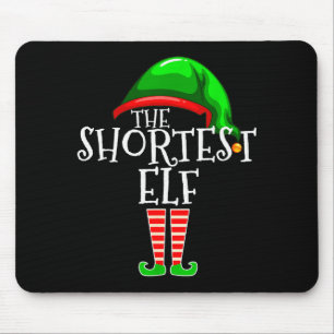 The Shortest Elf Family Matching Group Christmas G Mouse Mat