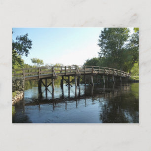 "The Shot Heard 'Round The World": OldNorth Bridge Postcard