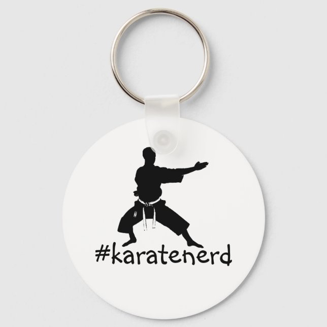 The Shotokan Way Karate Nerd Key Ring (Front)