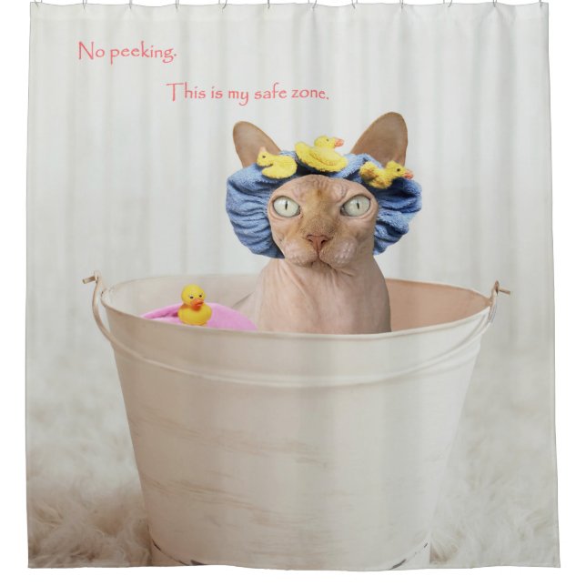 The shower is my safe zone. curtain (Front)