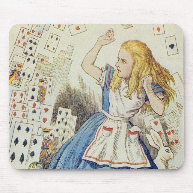 The Shower of Cards Mouse Mat (Front)