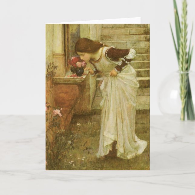 The Shrine by John William Waterhouse Card (Front)