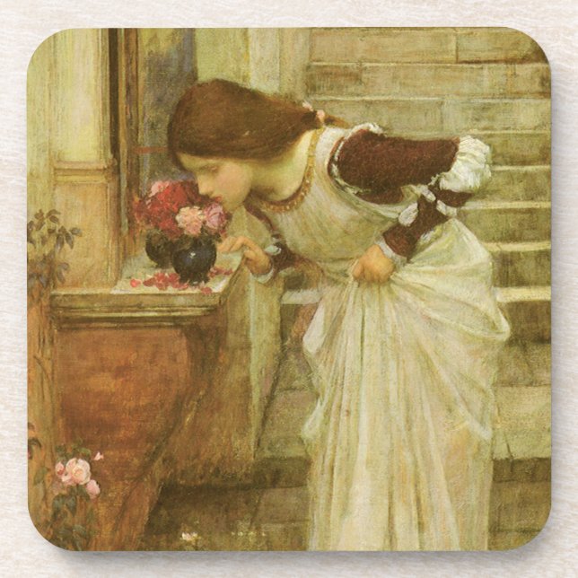 The Shrine by John William Waterhouse Coaster (Front)