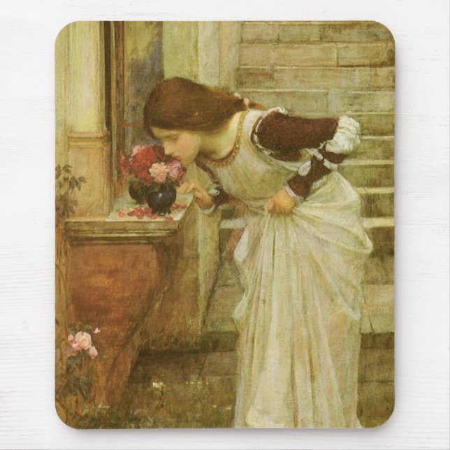 The Shrine by John William Waterhouse Mouse Mat (Front)