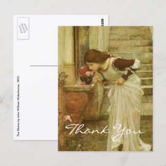 The Shrine by John William Waterhouse Postcard