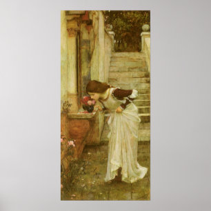 The Shrine by JW Waterhouse, Vintage Victorian Art Poster
