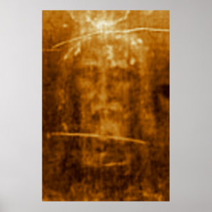 The Shroud of Turin Holy Face of Jesus Poster