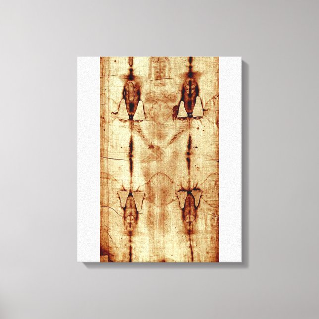 The Shroud of Turin Stretched Canvas Print (Front)