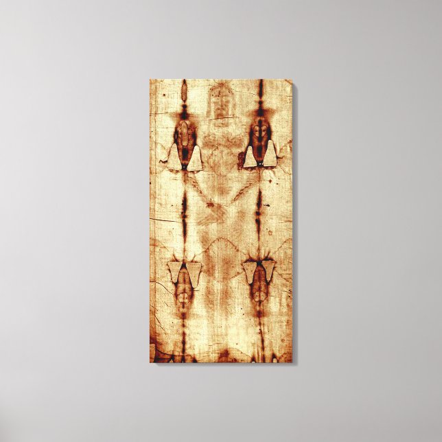 The Shroud of Turin Stretched Canvas Print (Front)
