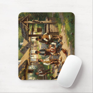 The Shtetl - The Magic of Village Life Mouse Mat