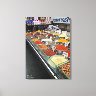 The Shuk, Jerusalem Israel   2016 Canvas Print