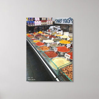 The Shuk, Jerusalem Israel   2016 Canvas Print