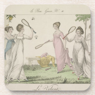 The Shuttlecock, plate 11 from 'Le Bon Genre', 180 Coaster