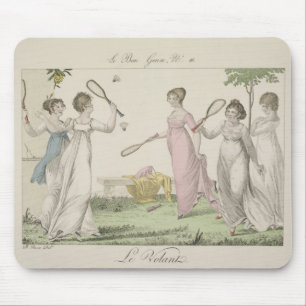 The Shuttlecock, plate 11 from 'Le Bon Genre', 180 Mouse Mat