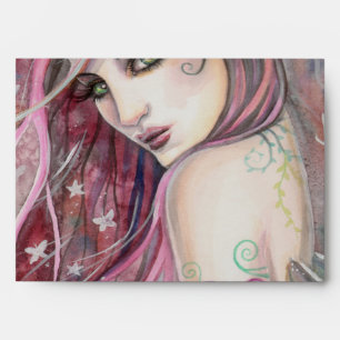 The Shy Flirt Modern Fairy Fantasy Art Envelopes