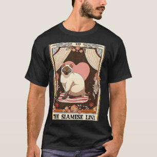 The Siamese Linx Tarot Card Lynx Point Siamese Cat T-Shirt