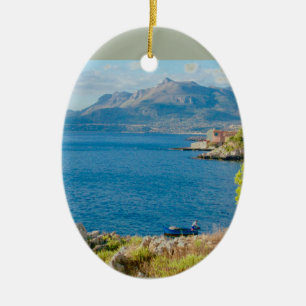 The Sicilian Fisherman Ceramic Tree Decoration