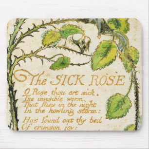 The Sick Rose, from Songs of Innocence Mouse Mat