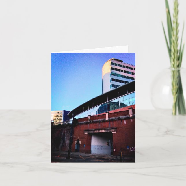 The side of the train station card (Front)