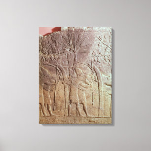 The Siege of Alammu by the army of Sennacherib Canvas Print