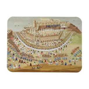 The Siege of Athens in 1827, from the Pictorial Hi Magnet