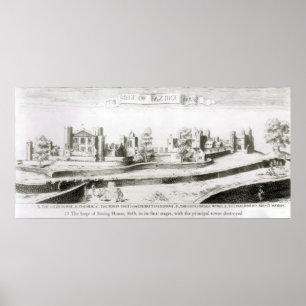 The Siege of Basing House, 1645 Poster