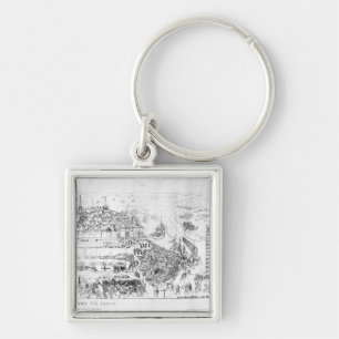 The Siege of Boulogne by King Henry VIII Key Ring