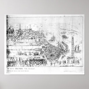 The Siege of Boulogne by King Henry VIII Poster