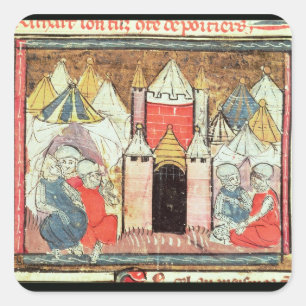 The Siege of Chateau-Gaillard Square Sticker