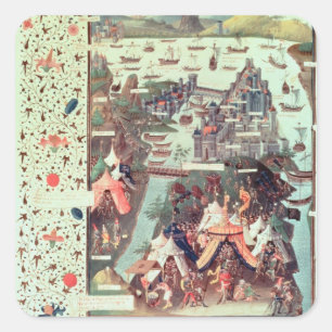 The Siege of Constantinople Square Sticker