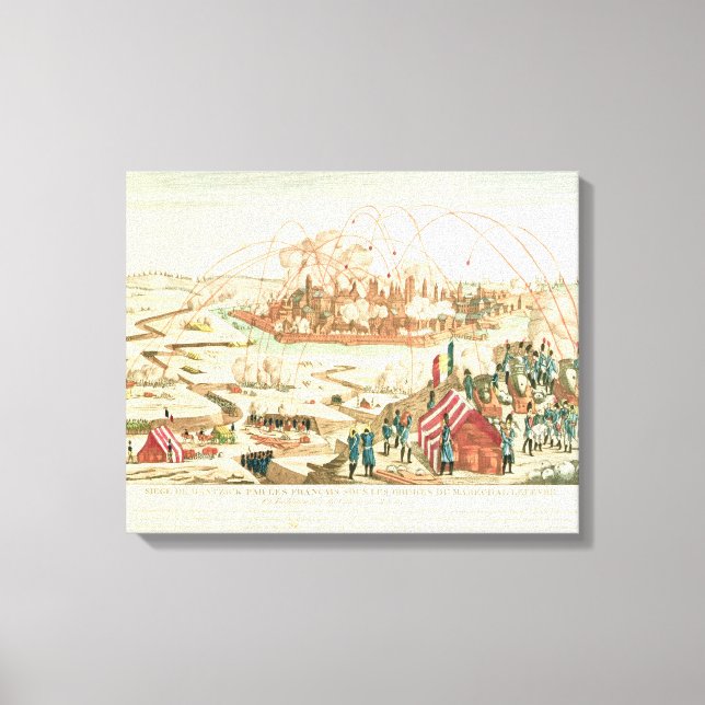 The Siege of Danzig Canvas Print (Front)