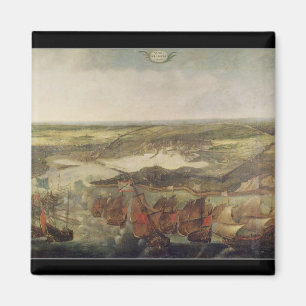 The Siege of La Rochelle in 1628 Magnet