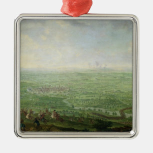 The Siege of Olmutz by the Prussian Army, 1758 Metal Tree Decoration