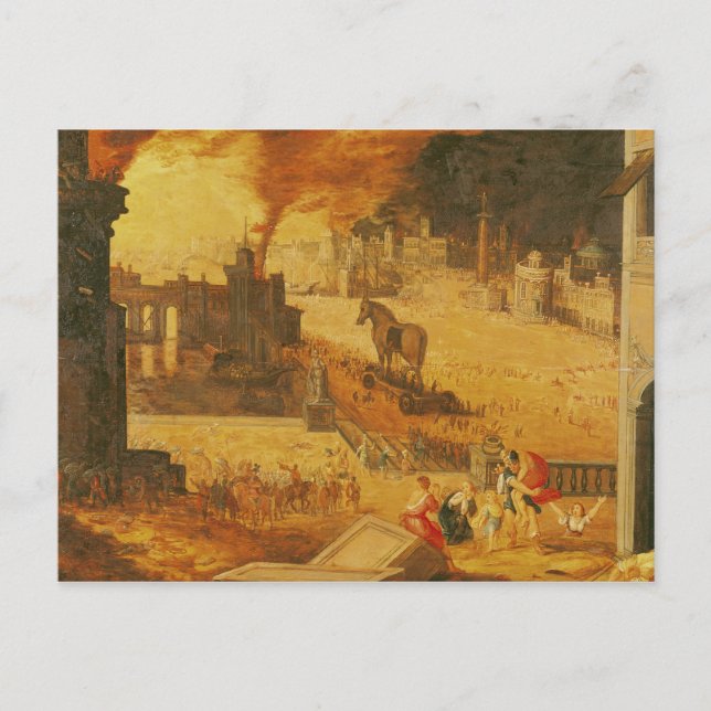 The Siege of Troy Postcard (Front)