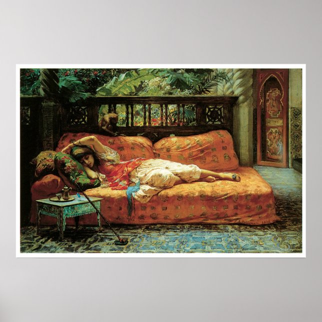 The Siesta (Afternoon in Dreams), 1878 Poster (Front)